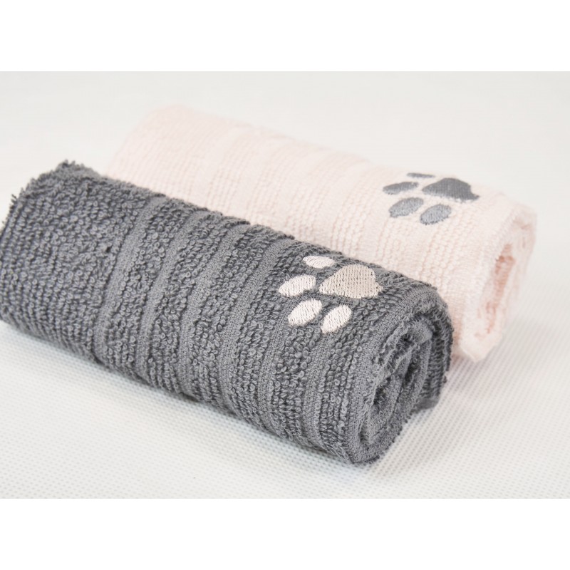 personalised dog towel for wiping paws STEPBYPET.PL