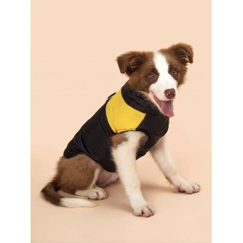 dog jacket with zipper on the top