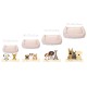 Easy to clean dog bed pink color STEPBYPET