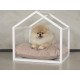 Designer dogs bed STEPBYPET white