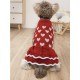 Red dog sweater Thick dog sweater STEPBYPET