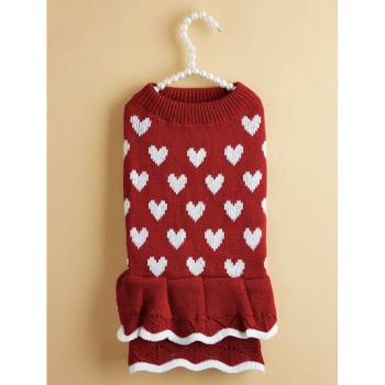 Red dog sweater HEART!