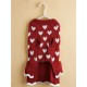 Red dog sweater Thick dog sweater STEPBYPET