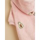 Pink dog hoodie Avocado STEPBYPET.PL