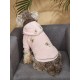 Pink dog hoodie Avocado STEPBYPET.PL