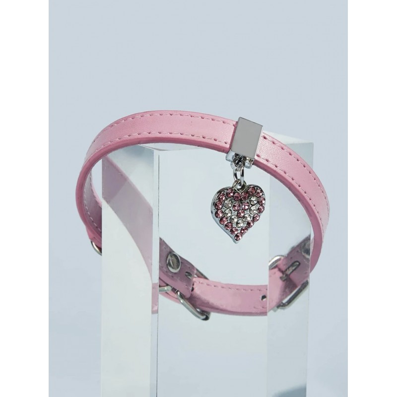 PINK dog collar STepbypet.pl