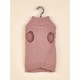 Dusty pink dog sweater Stepbypet.pl